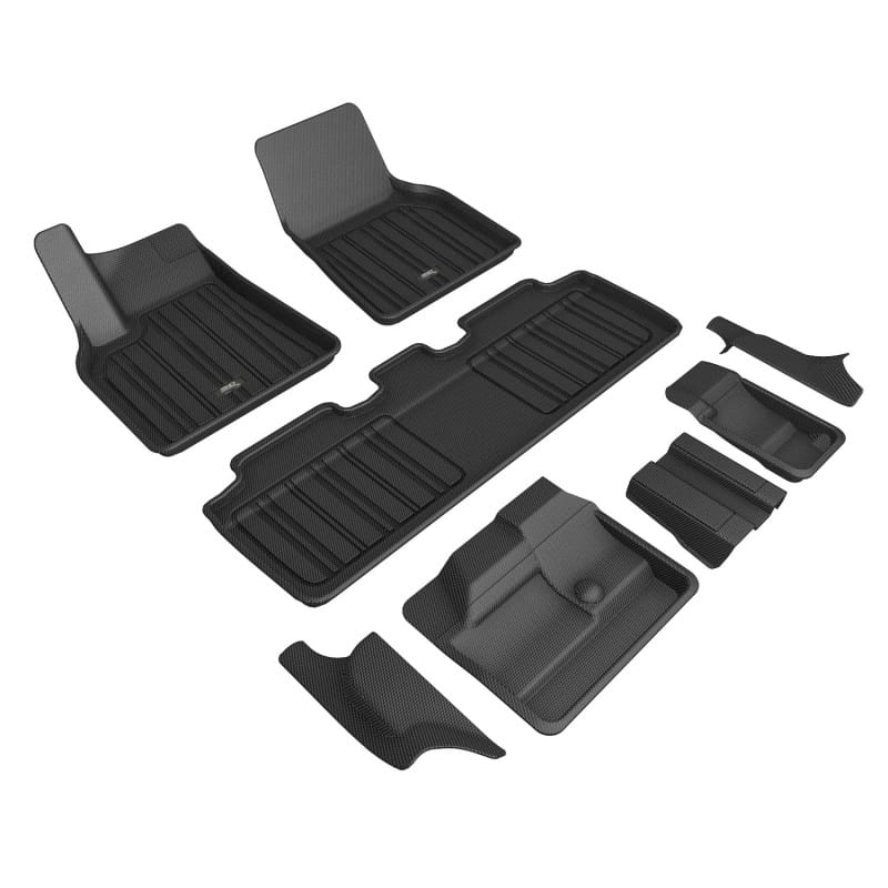3D MAXpider — 3D MAXpider 21-22 Tesla Model Y 7-Seat Elitect Black R1 R2 R3
Floor Mat Set