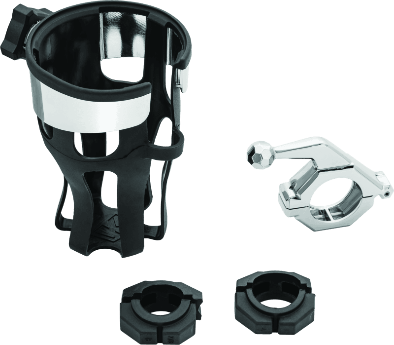 Kuryakyn — Kuryakyn Reflex Drink Holder With Bar Mount Universal Chrome