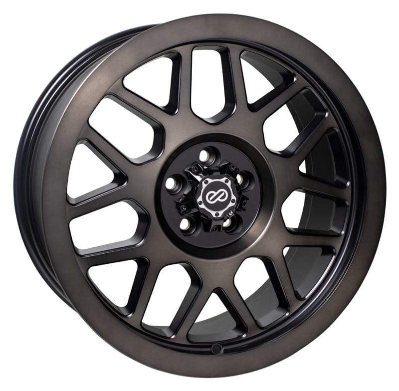 Enkei — Enkei Matrix 17x8 5x100 30mm Offset 71.6mm Bore Brushed Black Wheel