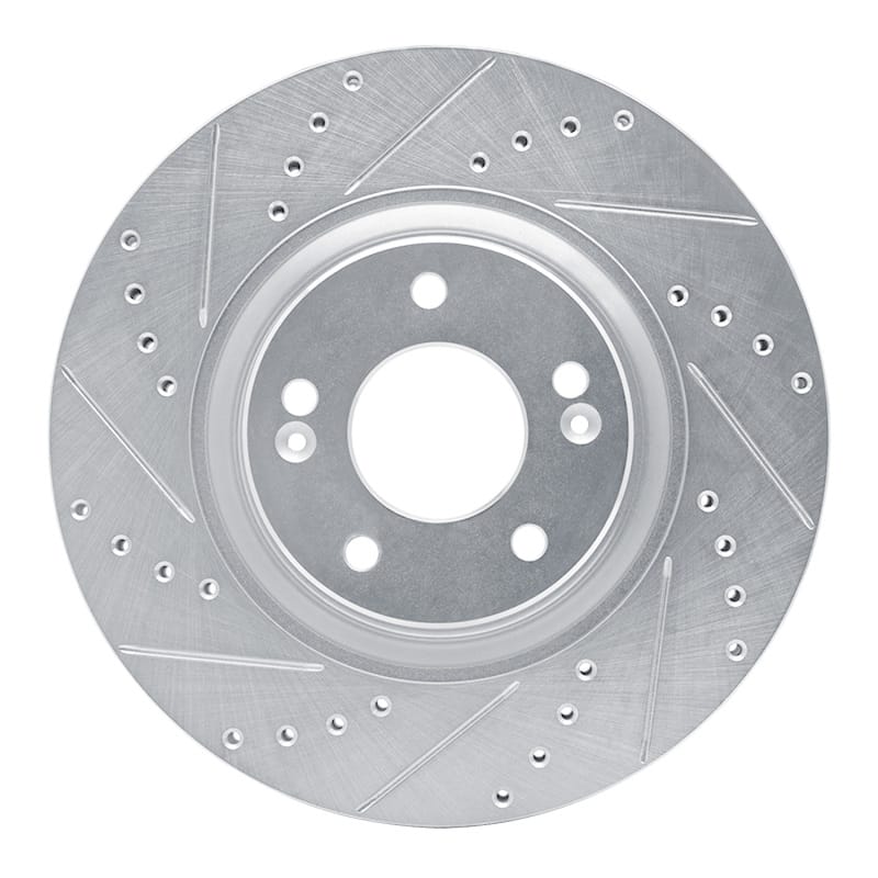 R1 Concepts — R1 17-20 Kia Cadenza Front Left Drilled & Slotted Silver Brake Rotor
R1 Brake Rotor Drill