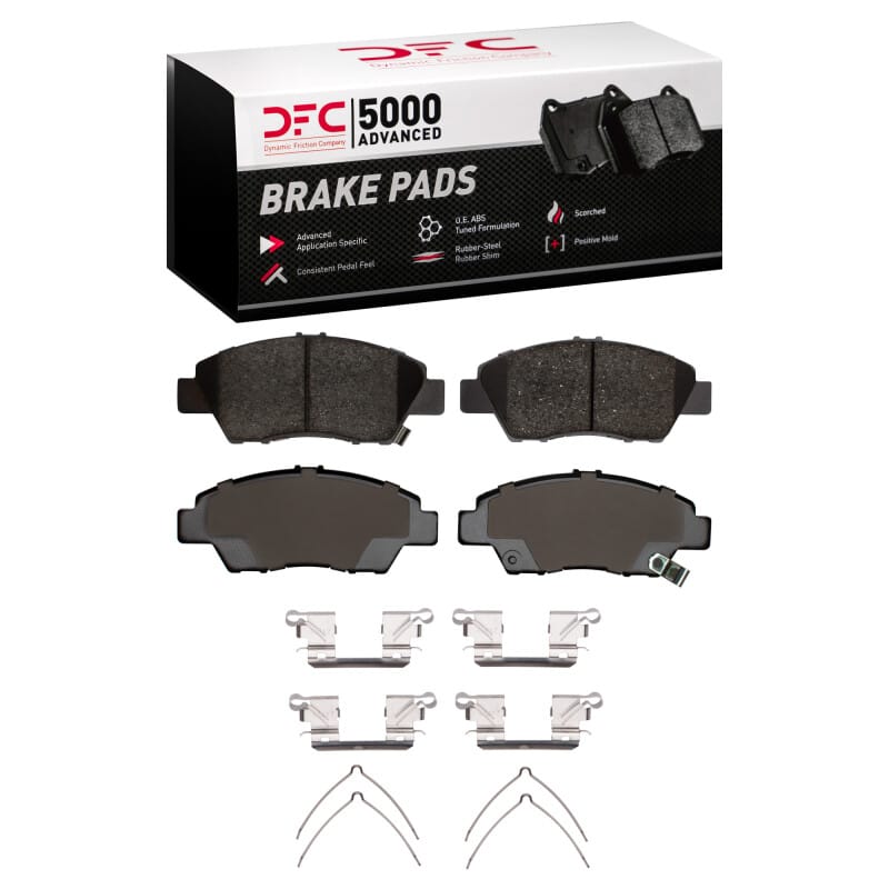 DFC — DFC 09-20 Honda CR-Z Front 5000 Advanced Ceramic Brake Pads and Hardware Kit
DFC Brake Pad Set