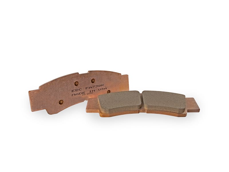 EBC Powersports — EBC 04-09 Yamaha YXR 450 F Rhino 4WD Side-by-Side Front Left R Series Sintered Brake Pads