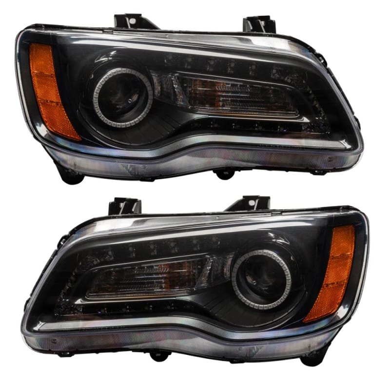 ORACLE Lighting — Oracle 11-14 Chrysler 300C SMD HL - Black - NON HID - DRL - w/ BC1 Controller