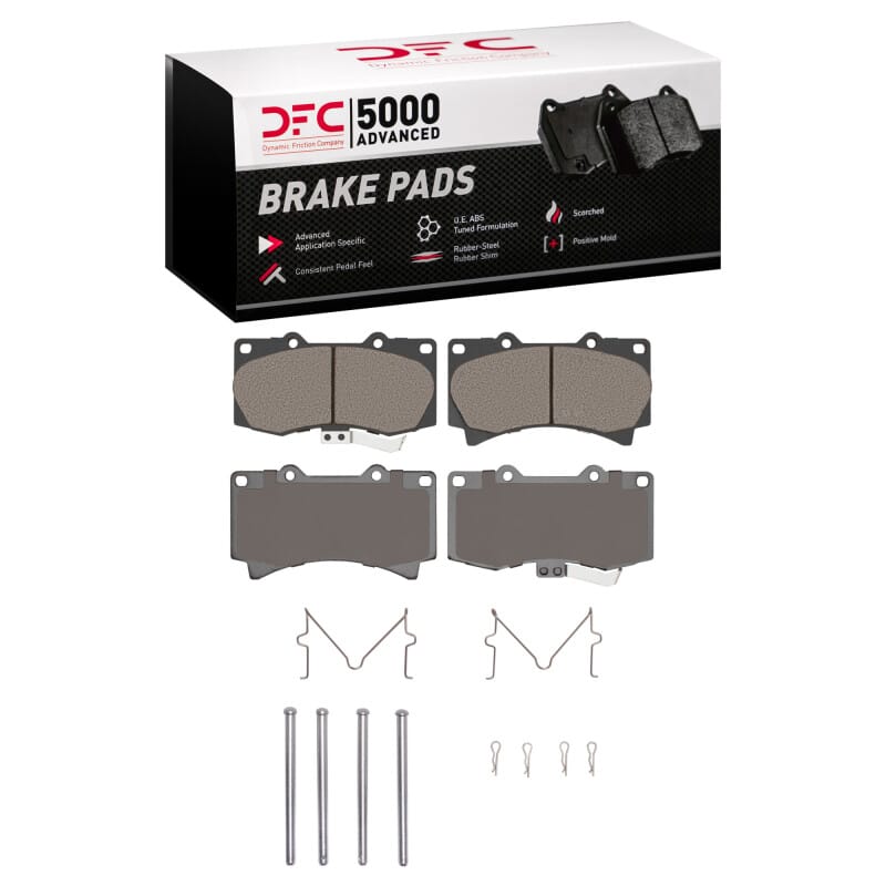 DFC — DFC 06-10 Hummer H3T Front 5000 Advanced Ceramic Brake Pads and Hardware Kit
DFC Brake Pad Set