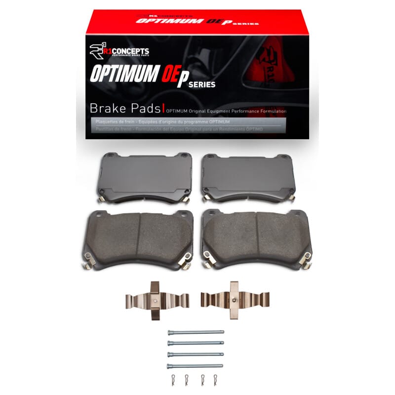 R1 Concepts — R1 09-14 Hyundai Genesis Sedan Front Optimum OE Pads & Hardware Kit
R1 Optimum Oe Pads a