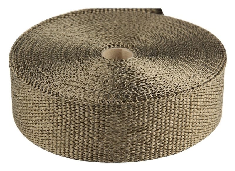 Torque Solution — Torque Solution Exhaust Wrap Universal 2inx50ft - Volcanic Rock