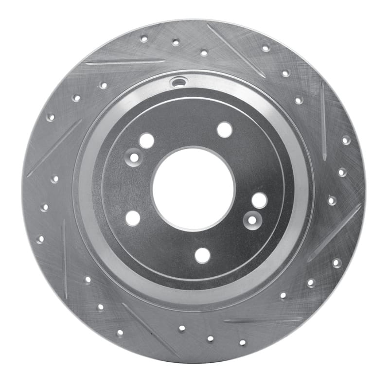 R1 Concepts — R1 09-20 Genesis G80 Rear Right Drilled & Slotted Silver Brake Rotor
R1 Brake Rotor Drill