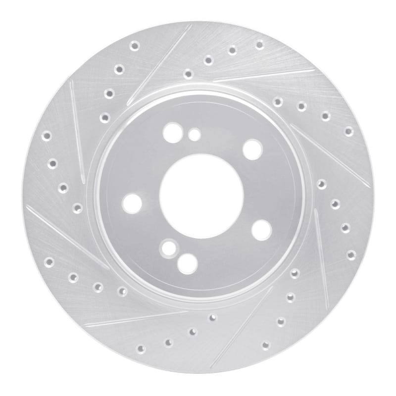 R1 Concepts — R1 93-02 Mercedes-Benz SL500 Rear Left Drilled & Slotted Silver Brake Rotor
R1 Brake Rotor Drill