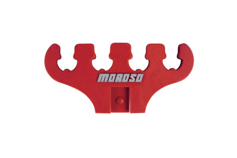 Moroso — Moroso Wire Loom - 7-9mm - 4 Hole - Red - 2 Per Card