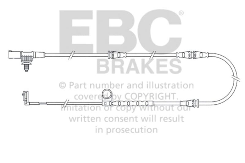 EBC — EBC 2005-2006 Land Rover Range Rover Sport 4.2L Supercharged Front Wear Leads
DscBrkPadWrSnsr
