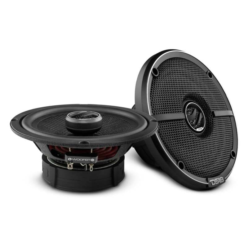 DS18 — DS18 6.5in 80 Watts RMS 4 ohm 2-Way Coaxial Speaker w/ Kevlar Cones