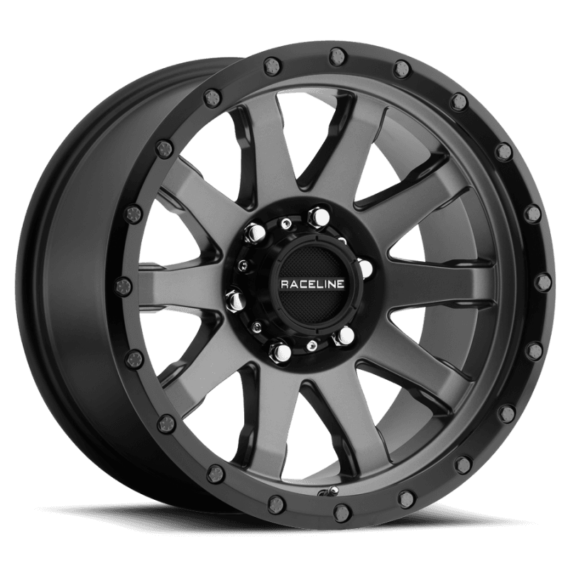 Raceline — Raceline 934G Clutch 20x10in / 5x127 BP / -19mm Offset / 78.1mm Bore - Gunmetal Wheel
