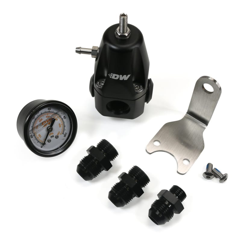 DeatschWerks — DeatschWerks DWR1000 AFPR + Pressure Gauge + 8AN Fittings - Anodized Black
Regulators