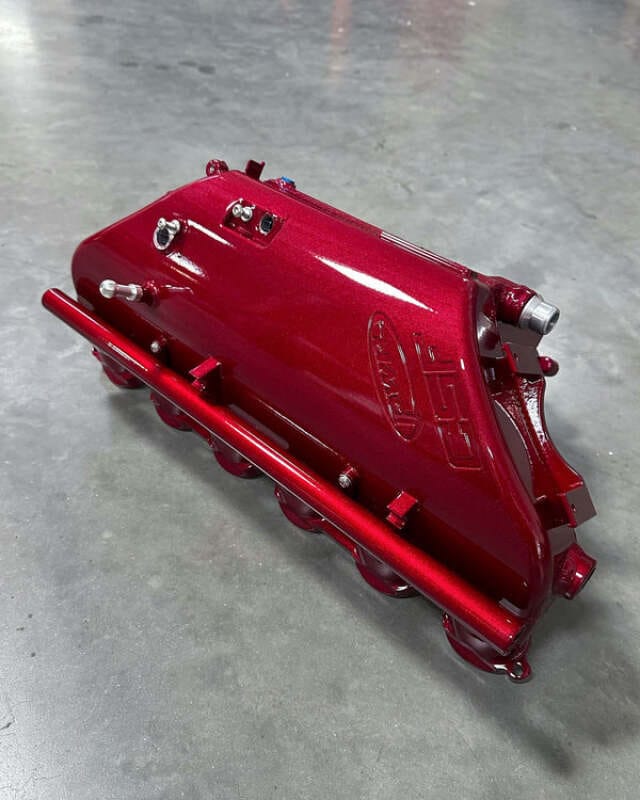CSF — CSF BMW M2/M3/M4 S58 (G8X) Charge-Air Cooler Manifold - Illusion Cherry