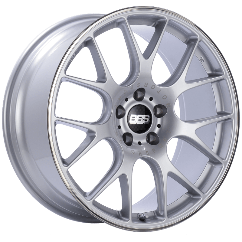 BBS — BBS CH-R 20x9 5x115 ET24 Diamond Silver Polished Rim Protector Wheel -82mm PFS/Clip Required