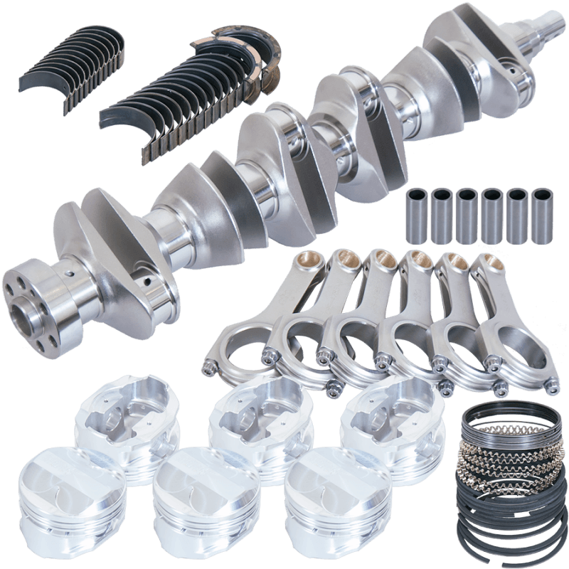 Eagle — Eagle Nissan RB26 3.059in Billet Crank 4.783in H-Beam 26cc Dome 86mm Pistons Rotating Assembly
Competition Assembly
