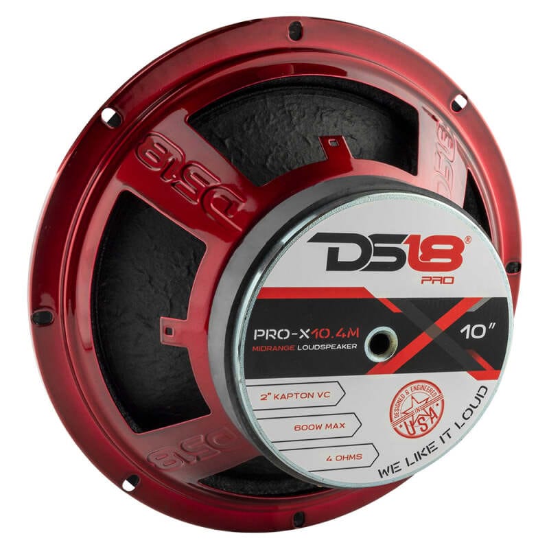 DS18 — DS18 10in 300 Watts RMS 4 ohm Mid-Range Loudspeaker