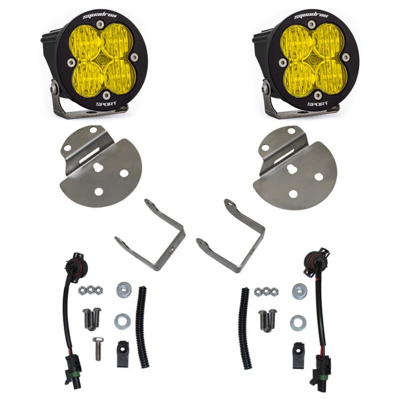 Baja Designs — Baja Designs 15-19 Chevrolet Colorado / Silverado 2500HD/3500HD Squadron Sport Fog Pocket Kit