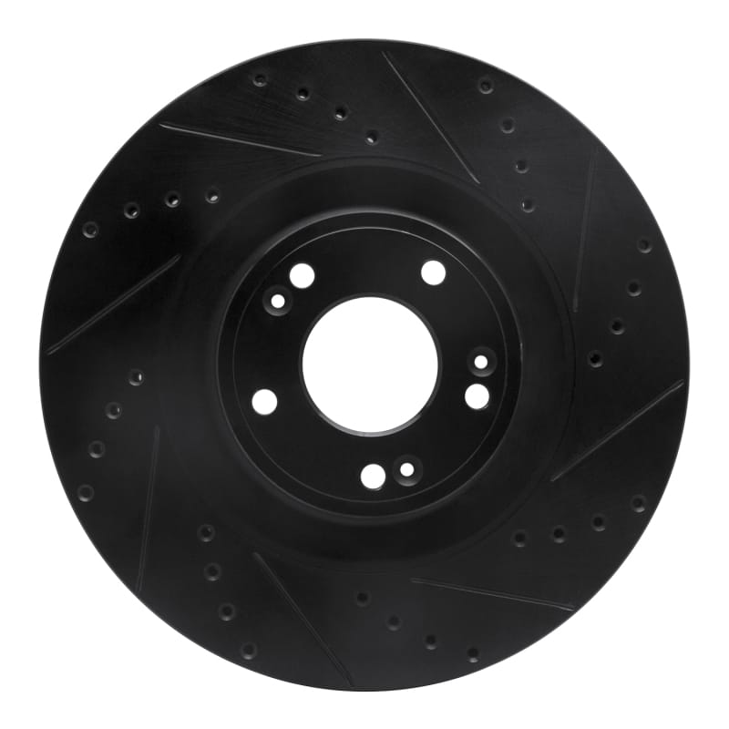 R1 Concepts — R1 11-17 Genesis G80 Front Right Drilled & Slotted Black Brake Rotor
R1 Brake Rotor Drill
