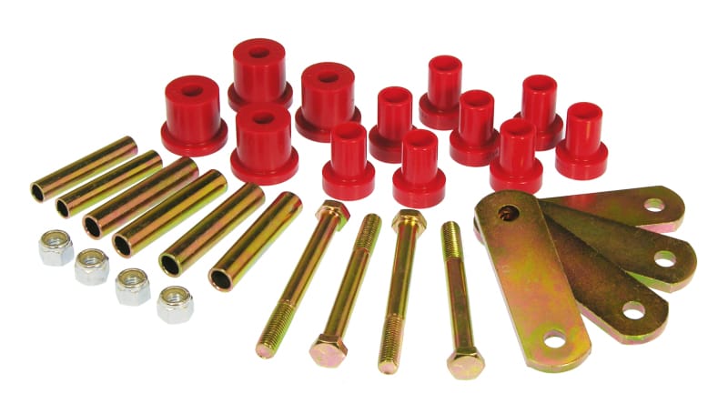 Prothane — Prothane 63-72 Chrysler A Body HD Spring & Shackles Bushings - Red
SPRING/SHACKLE BUSH