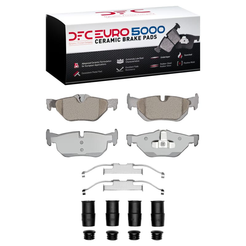 DFC — DFC 06-15 BMW 325I (USA/Canada) Rear Euro 5000 Ceramic Brake Pads and Hardware Kit
DFC EURO Pads + HW
