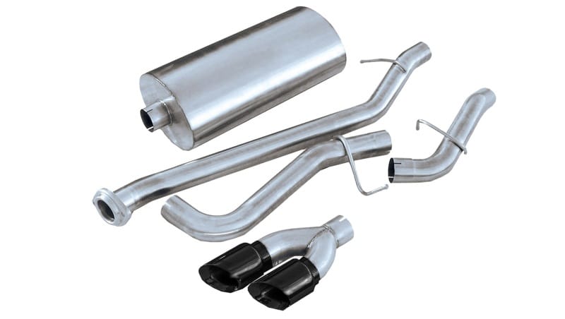 CORSA Performance — Corsa 1999-2006 GMC Sierra 4.8L V8 3in Cat-Back Single Side w Twin 4in Black Pro-Series Tips
Exhaust