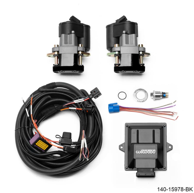 Wilwood — Wilwood Electronic Parking Brake Rear Retrofit Kit - 0.810in Rotor Black
BRAKE KIT