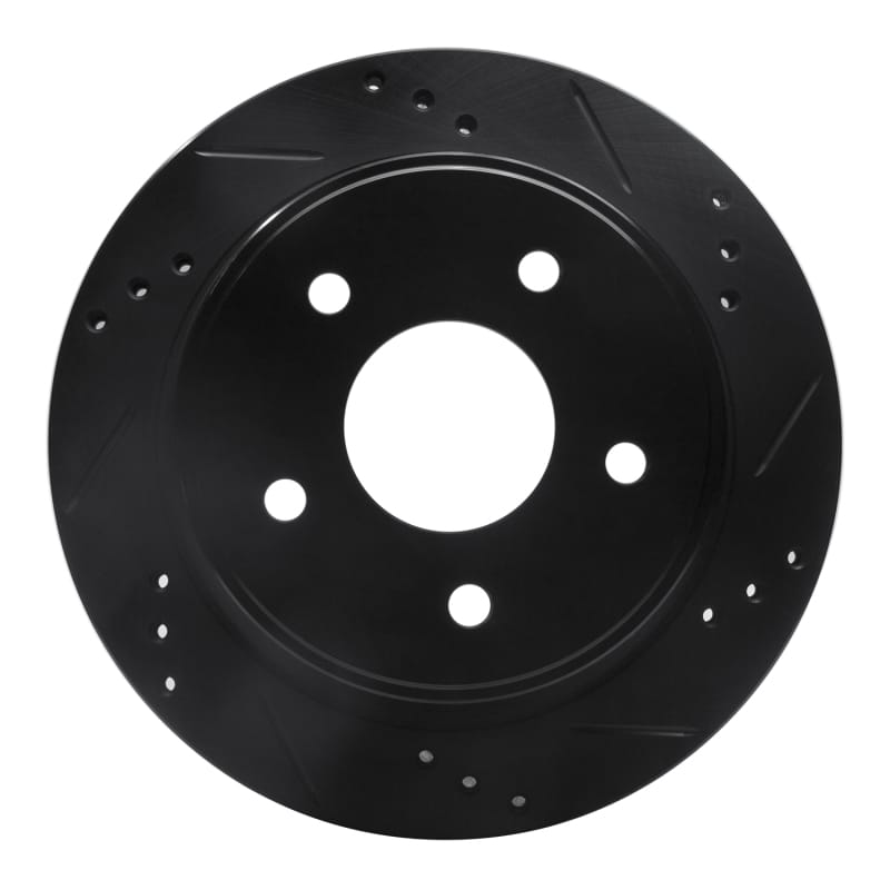 R1 Concepts — R1 97-05 Chevrolet S10 Rear Right Drilled & Slotted Black Brake Rotor
R1 Brake Rotor Drill