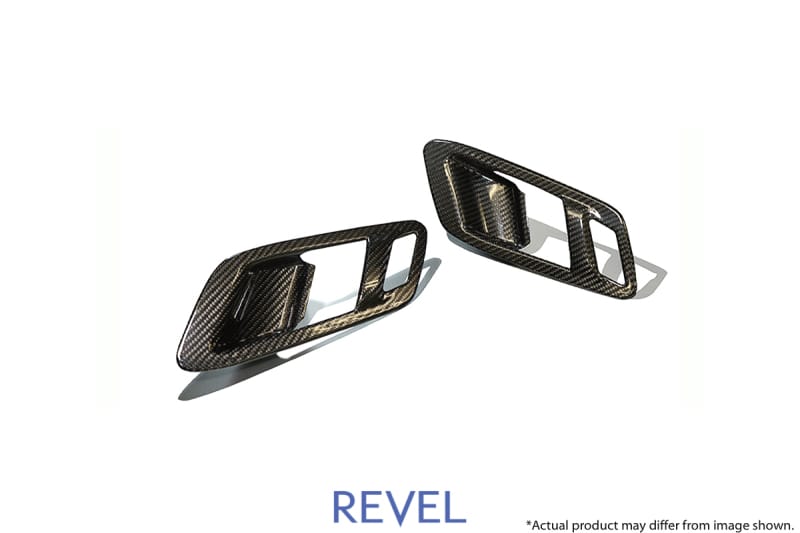 Revel — Revel GT Dry Carbon Inner Door Handle Cover 2020 Toyota GR Supra - 2 Pieces
