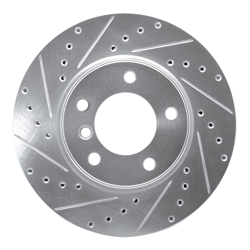 R1 Concepts — R1 04-10 BMW 525I (USA/Canada) Front Left Drilled & Slotted Silver Brake Rotor
R1 Brake Rotor Drill
