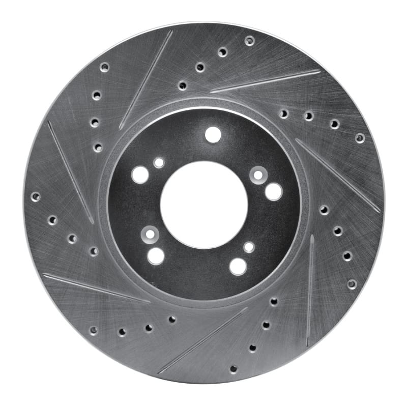 R1 Concepts — R1 99-04 Acura RL Front Left Drilled & Slotted Silver Brake Rotor
R1 Brake Rotor Drill