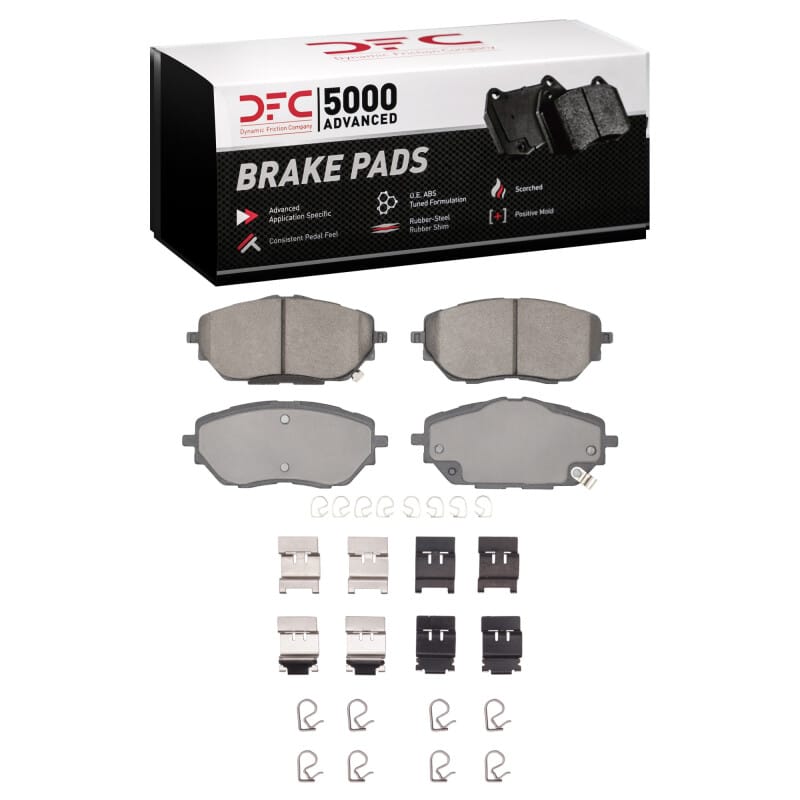DFC — DFC 18-22 Toyota C-HR Front 5000 Advanced Ceramic Brake Pads and Hardware Kit
DFC Brake Pad Set