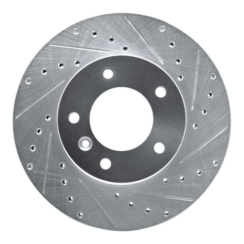 R1 Concepts — R1 86-89 Jaguar VanDEN PLAS Front Right Drilled & Slotted Silver Brake Rotor
R1 Brake Rotor Drill
