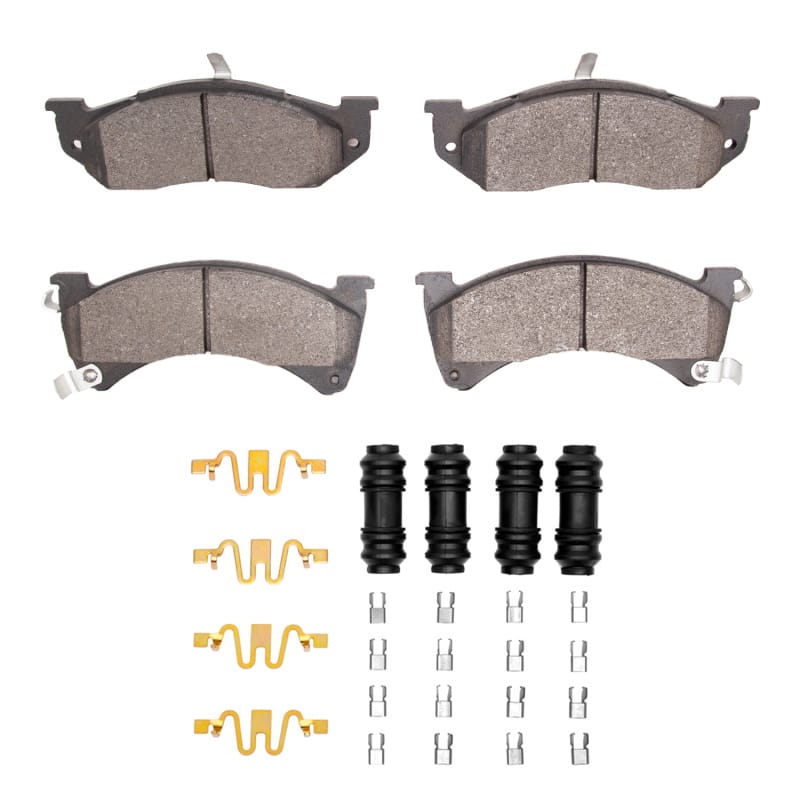 DFC — DFC 88-90 Chrysler New Yorker Front 5000 Advanced Semi Metallic Brake Pads and Hardware Kit
DFC Brake Pad Set