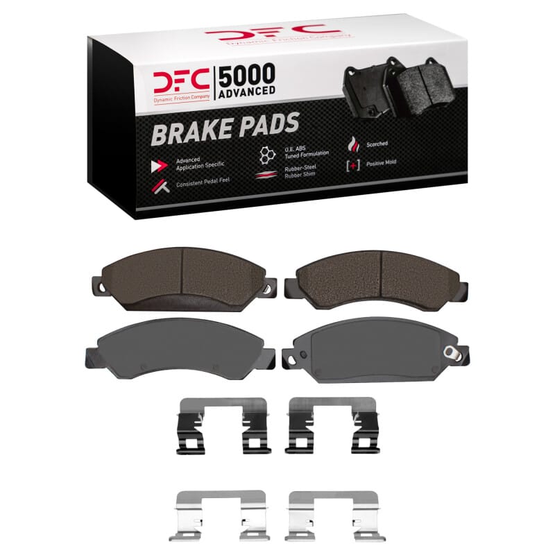 DFC — DFC 05-08 Cadillac Escalade ESV Front 5000 Advanced Ceramic Brake Pads and Hardware Kit
DFC Brake Pad Set