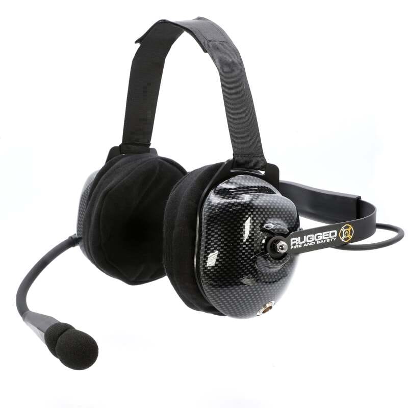 Rugged Radios — Rugged Radios FHS Behind-The-Head Fire Safety Industrial Headset No Buttons / No Cable