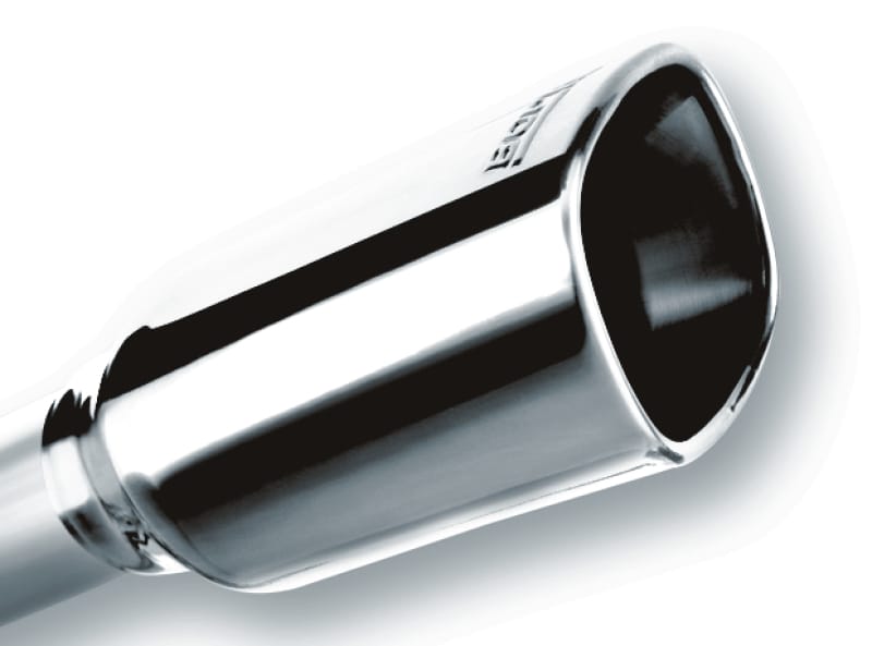 Borla — Borla 2.25in Inlet 3.28in x 3.5in Square Rolled Angle Cut x 7.88in Long Exhaust Tip
ExhstTailPipeTip
Tip - Square