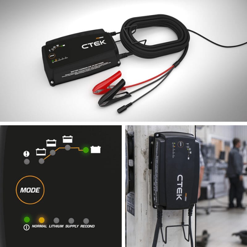 CTEK — CTEK PRO25SE Battery Charger - 50-60 Hz - 12V - 19.6ft Extended Charging Cable
ctek40-327