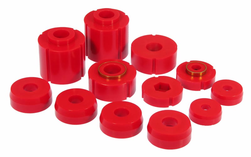 Prothane — Prothane 84-88 Ford Bronco II Body Mount Kit - Red
BODY/SUB-FRAME MNTS