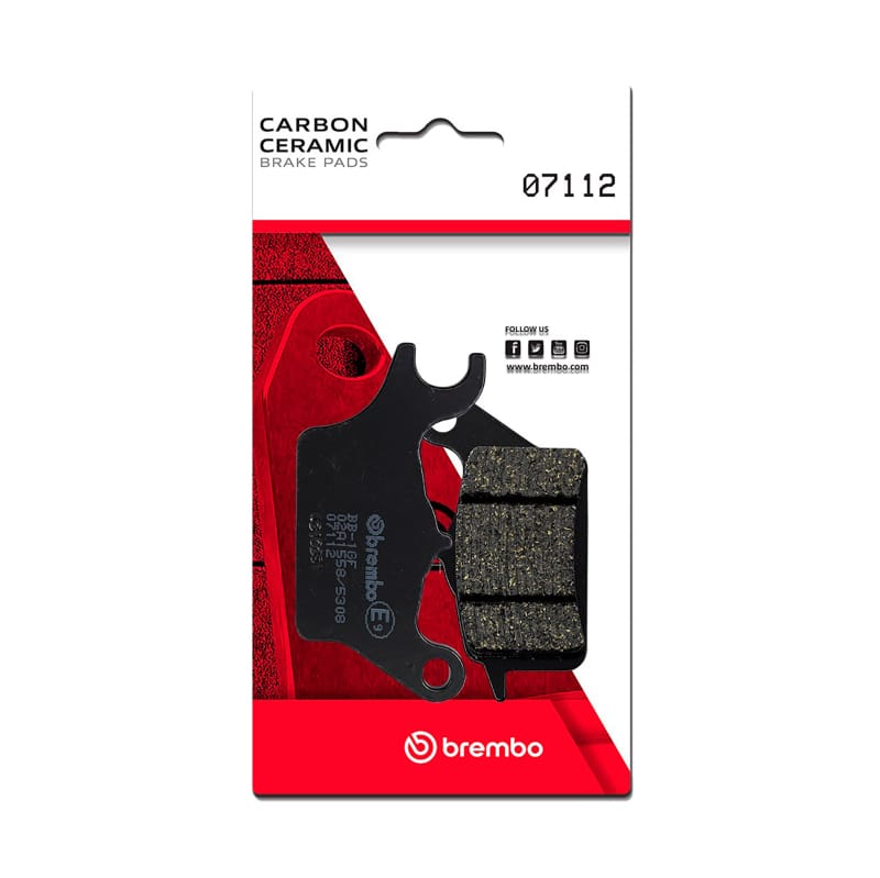 Brembo OE Powersports — Brembo OE Yamaha Tricity Carbon Ceramic Brake Pad - Front