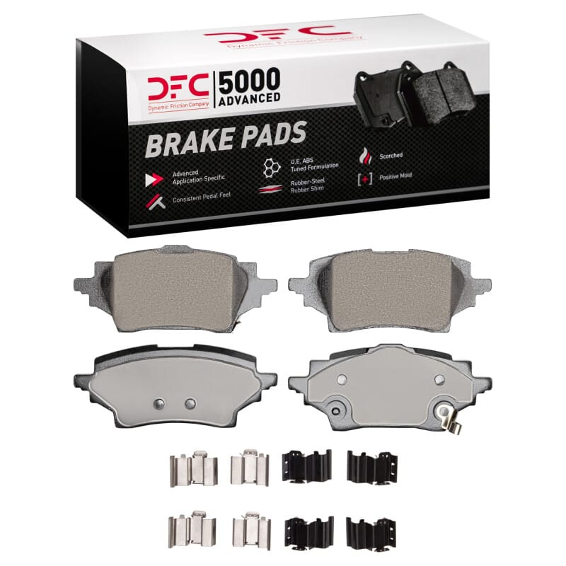 DFC — DFC 18-22 Toyota C-HR Rear 5000 Advanced Ceramic Brake Pads and Hardware Kit