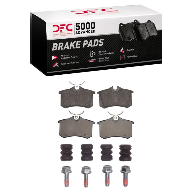 DFC — DFC 85-13 Audi A3 Rear 5000 Advanced Low Metallic Brake Pads and Hardware Kit
DFC Brake Pad Set
