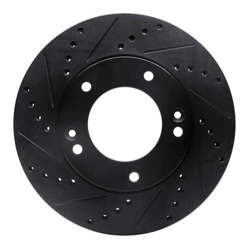 R1 Concepts — R1 2007-2009 Kia Sorento Front Left Drilled & Slotted Black Brake Rotor
R1 Brake Rotor Drill