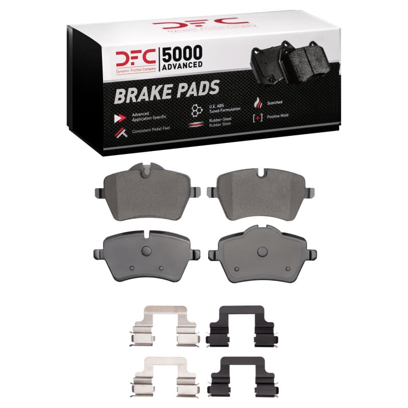 DFC — DFC 02-15 Mini Cooper Clubman Front 5000 Advanced Low Metallic Brake Pads and Hardware Kit
DFC Brake Pad Set