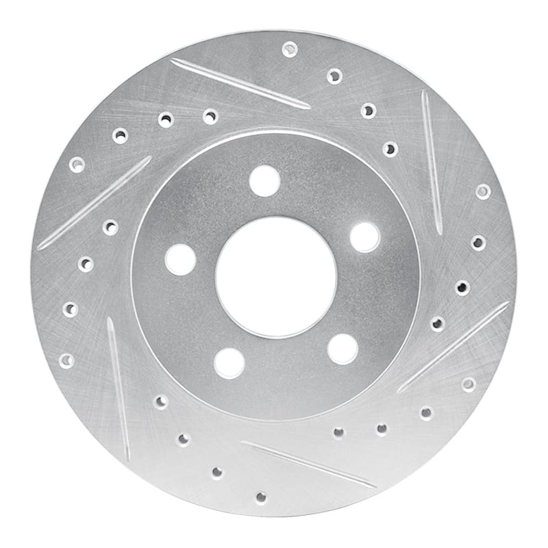R1 Concepts — R1 96-00 Chrysler Voyager Front Right Drilled & Slotted Silver Brake Rotor
R1 Brake Rotor Drill