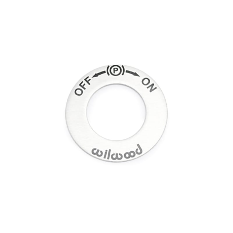 Wilwood — Wilwood ON/OFF Switch EPB Sticker ALUM .87 IDx
STICKER,EPB
