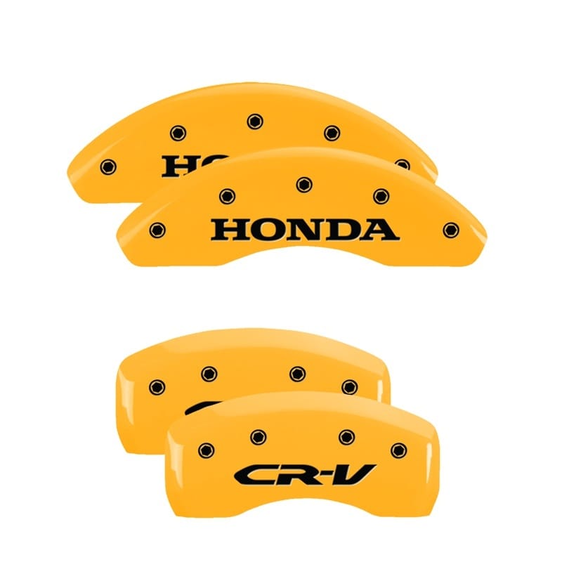 MGP — MGP 4 Caliper Covers Engraved Front Honda Rear CR-V Yellow Finish Black Char 2004 Honda CR-V
Caliper Covers