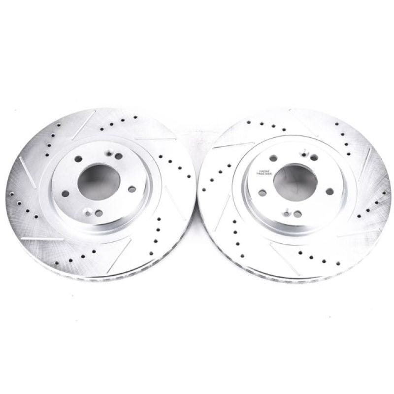 PowerStop — Power Stop 13-18 Hyundai Santa Fe Sport Front Evolution Drilled & Slotted Rotors - Pair
PowerStop XPR