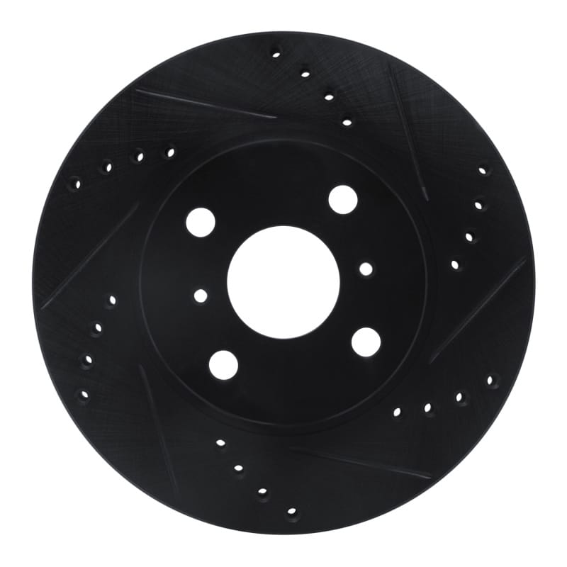 R1 Concepts — R1 06-19 Scion IQ Front Right Drilled & Slotted Black Brake Rotor
R1 Brake Rotor Drill