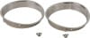 Kentrol — Kentrol 97-06 Jeep Wrangler TJ Headlight Bezels Pair - Polished Silver